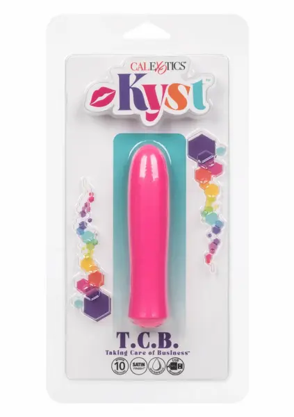 Kyst T.C.B. Vibrator Mini Bullet 10-Function Satin Finish 4-Inch
