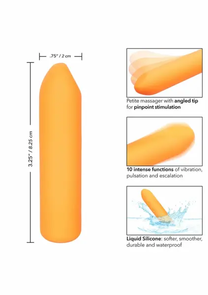 Kyst Fling Mini Massager 10-Function Rechargeable Silicone Purple