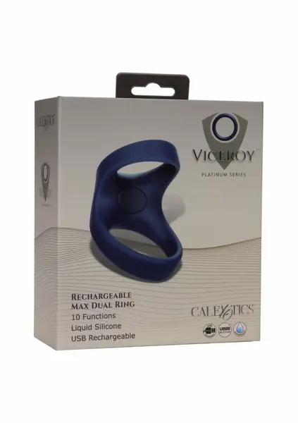 Viceroy Rechargeable Max Dual Ring Silicone Support System Blue