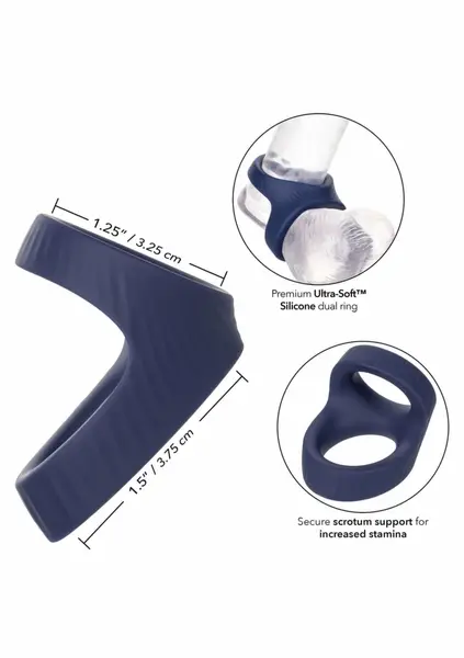 Viceroy Max Dual Ring Silicone Support System Blue 3.25/3.75cm