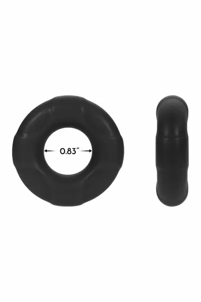 FORTO F-33 21mm Medium Black Silicone Comfort Ring