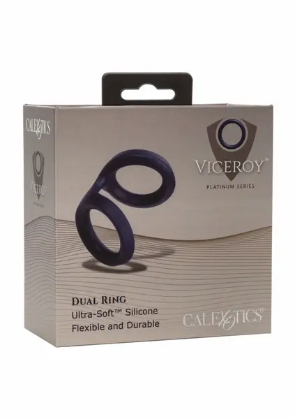 Viceroy Dual Ring Silicone Support System Blue 3.25 cm