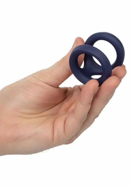 Viceroy Dual Ring Silicone Support System Blue 3.25 cm