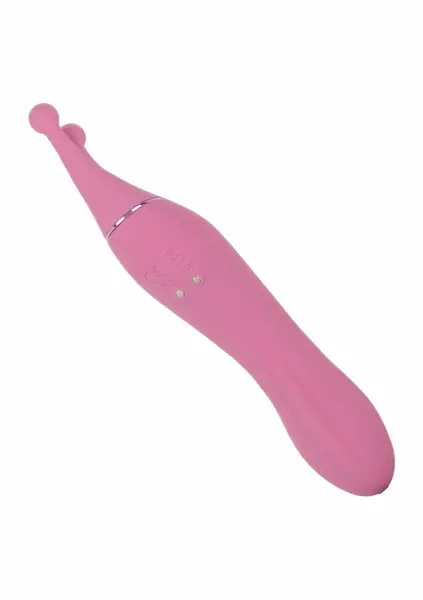 CalExotics Tempt And Tease Kiss Dual-Ended Massager Pink