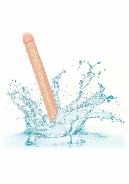 Size Queen Double Dong 17 inch Flexible Dual-Ended Model Clear