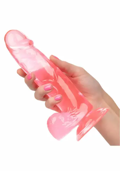 Size Queen Dong 6 inch - Flexible Model with Suction Cup Base