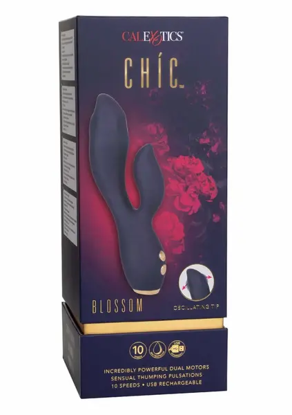 CalExotics Chic Blossom Dual Motor Intimate Machine Pink 10 Modes