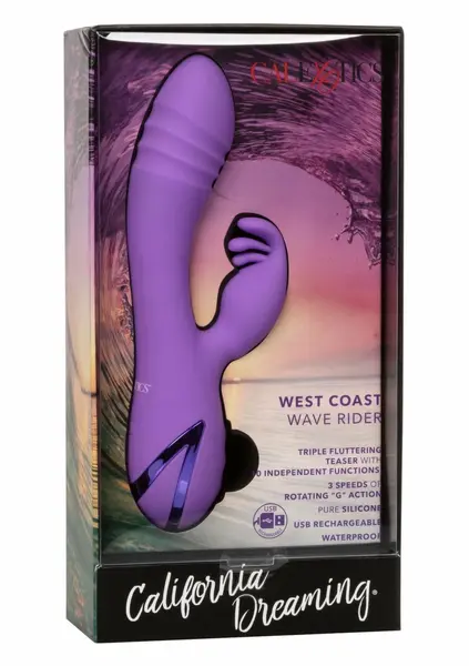 California Dreaming West Coast Wave Rider Silicone Blue 22 cm
