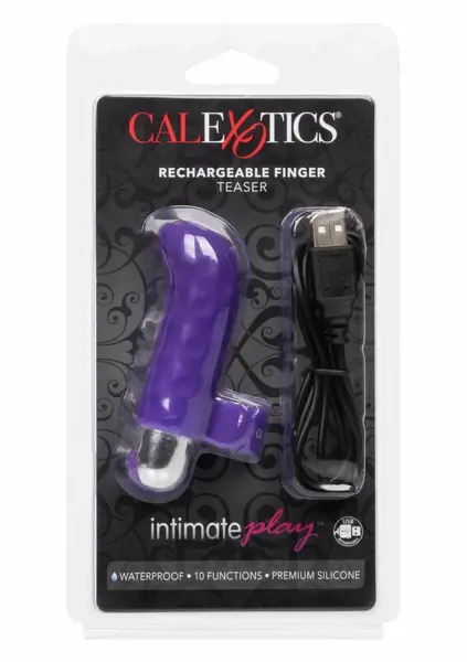 Rechargeable Finger Teaser by CalExotics - Compact Silicone Vibration System