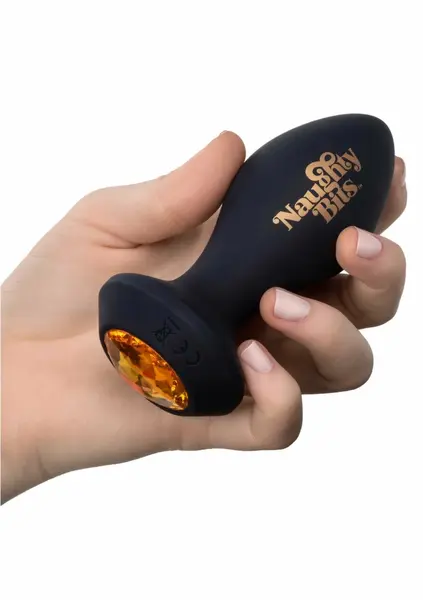 Naughty Bits Shake Your Ass Vibrating Plug Silicone Black USB