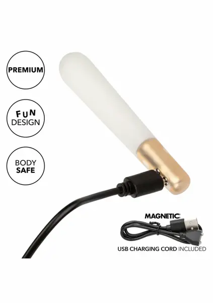 Naughty Bits Smoke Show Mini Joint Vibrator Compact 10-Function Pink