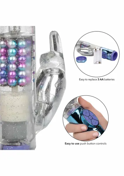 Naughty Bits Party in My Pants Vibrator Holographic Multi-Speed 24cm
