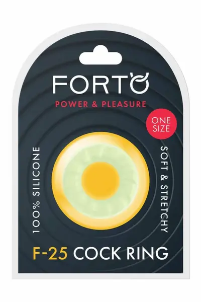 FORTO F-25 23mm C-Ring Glow Liquid Silicone, Stretchable, Luminous