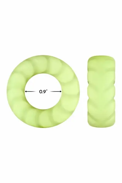 FORTO F-25 23mm C-Ring Glow Liquid Silicone, Stretchable, Luminous