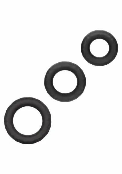 CalExotics Link Up Ultra Soft Supreme Set - 3-Piece Silicone Ring Kit