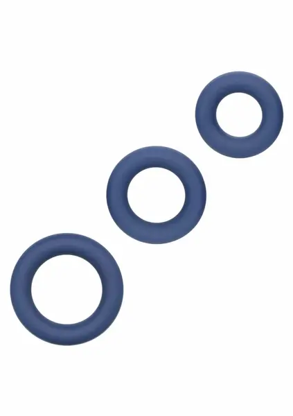 Link Up Ultra Soft Elite комплект силиконови пръстени за пенис, 3 бр.