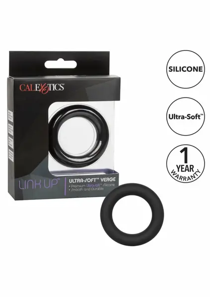 Link Up Ultra Soft Verge Silicone Comfort Support Ring Black