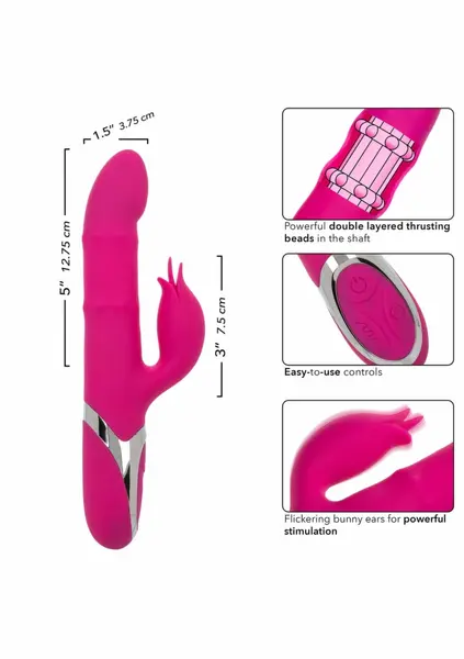 CalExotics Enchanted Embrace Dual-Action Silicone Intimate Device Pink