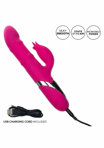 CalExotics Enchanted Embrace Dual-Action Silicone Intimate Device Pink