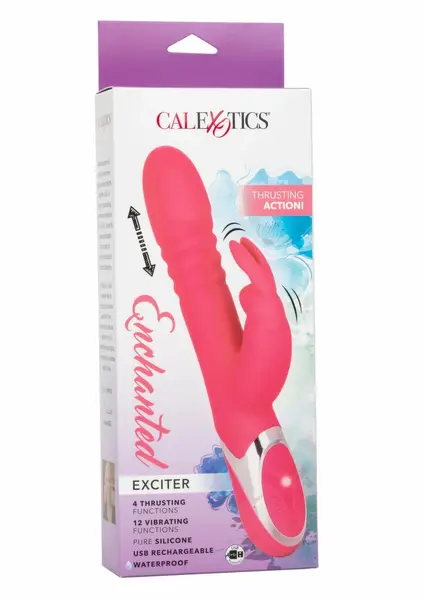 Enchanted Exciter силиконов вибратор с двойна стимулация, водоустойчив, USB