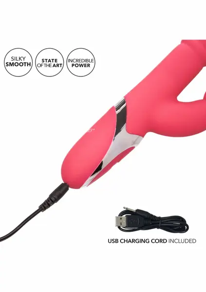 Enchanted Exciter силиконов вибратор с двойна стимулация, водоустойчив, USB