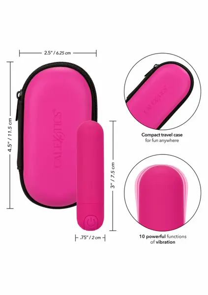 CalExotics Rechargeable Hideaway Bullet Compact Intimate Massager
