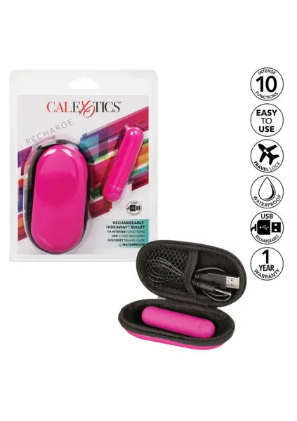 CalExotics Rechargeable Hideaway Bullet Compact Intimate Massager