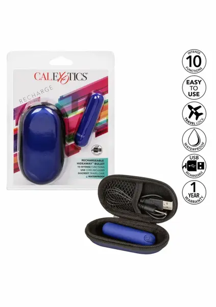 CalExotics Rechargeable Hideaway Bullet Compact Vibrating Device