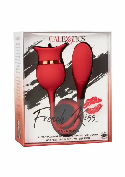 French Kiss Casanova Silicone Intimate Device Dual Motor Pink