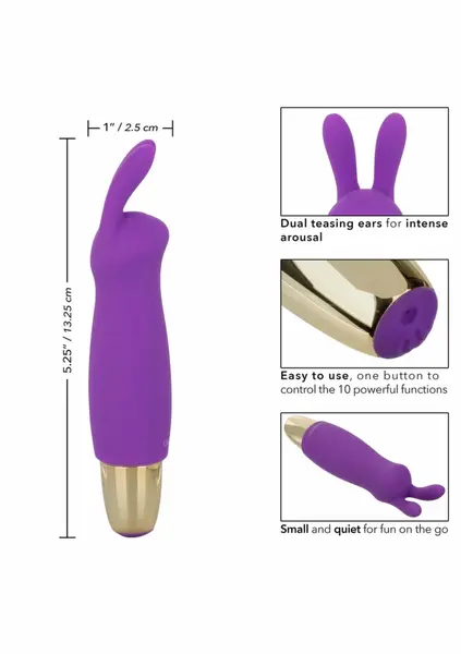 Slay Buzz Me мини вибратор с двойна стимулация, розов