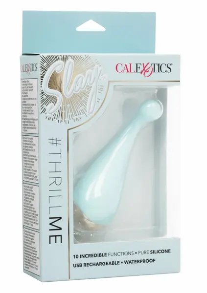 Slay Thrill Me Compact Vibrating Finger Teaser, Waterproof, USB Rechargeable