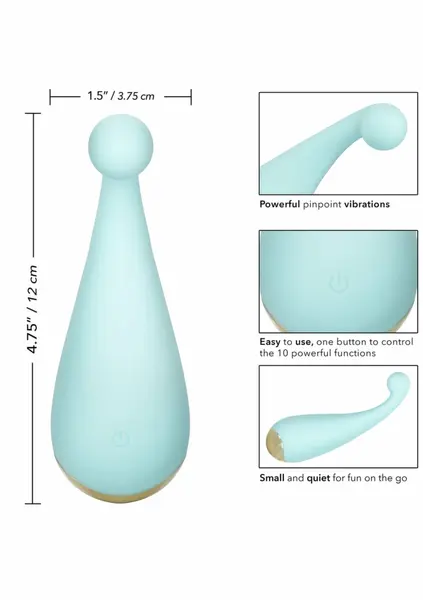 Slay Thrill Me Compact Vibrating Finger Teaser, Waterproof, USB Rechargeable