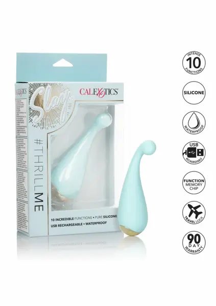 Slay Thrill Me Compact Vibrating Finger Teaser, Waterproof, USB Rechargeable