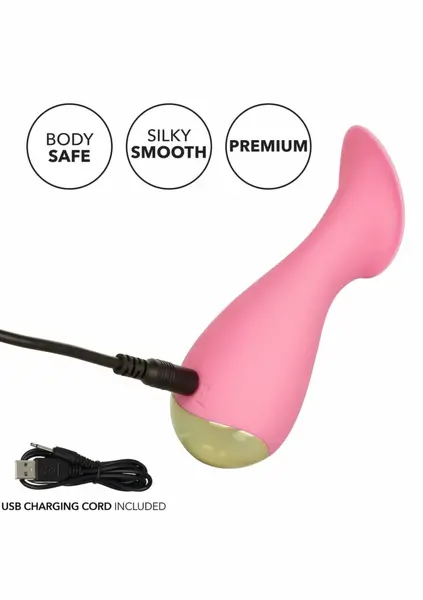 Slay Tickle Me Mini Silicone Massager, 10 Modes, Waterproof, Pink