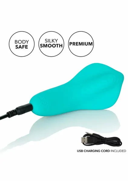 Slay Pleaser Compact Rechargeable Silicone Massager 10 Modes Pink 4in