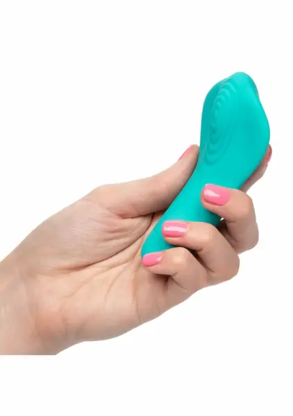 Slay Pleaser Compact Rechargeable Silicone Massager 10 Modes Pink 4in