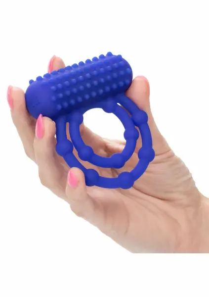 Pipedream 10 Bead Maximus Ring Rechargeable Dual-Ring System Silicone