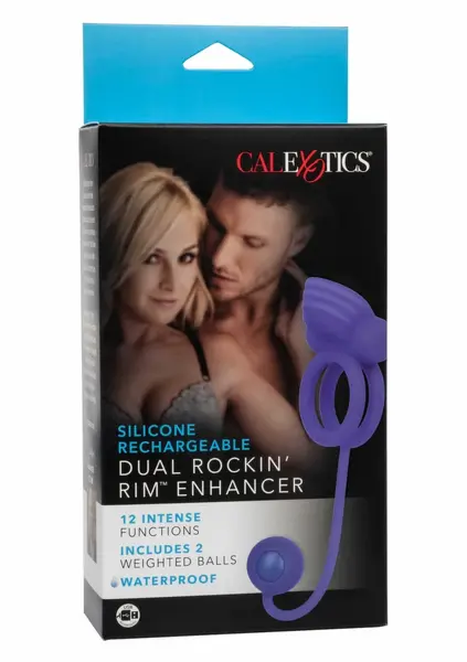 CalExotics Dual Rockin' Rim Enhancer Silicone Rechargeable System