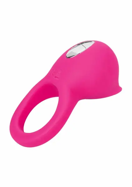 CalExotics Teasing Tongue Enhancer Silicone Rechargeable Ring Black