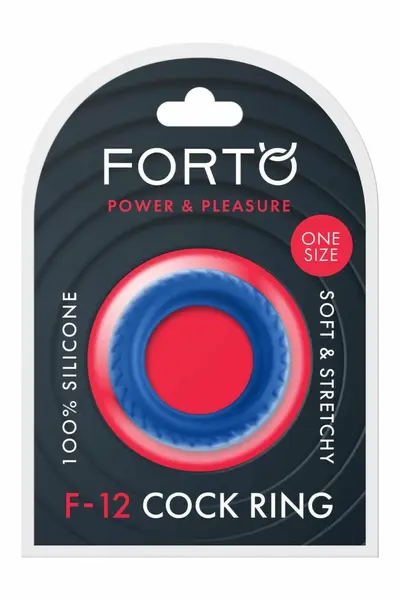 FORTO F-12 35MM C-RING Blue Liquid Silicone Flexible Band