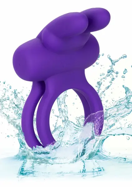 Rockin' Rabbit Enhancer Silicone Ring 7 Modes Rechargeable Waterproof