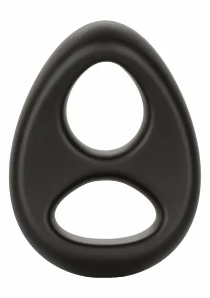 CalExotics Ultra Soft Dual Ring Silicone Support System Black