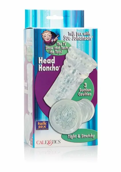 Sue Johanson Head Honcho Intimate Stimulation Sleeve 5” Senso Material