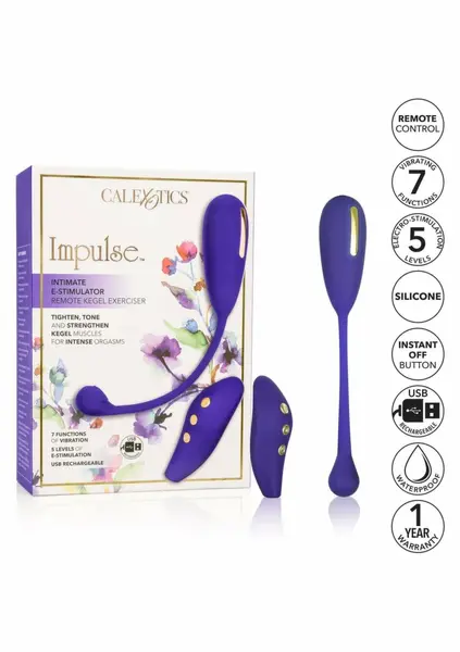 CalExotics eStim Remote Kegel Exerciser - Wireless Pelvic Trainer, 7 Modes