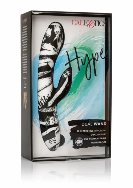Hype Dual Wand by CalExotics - Dual Motor Silicone Intimate Massager