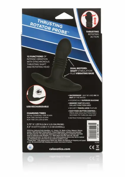 CalExotics Eclipse Thrusting Probe Intimate Motion System Black