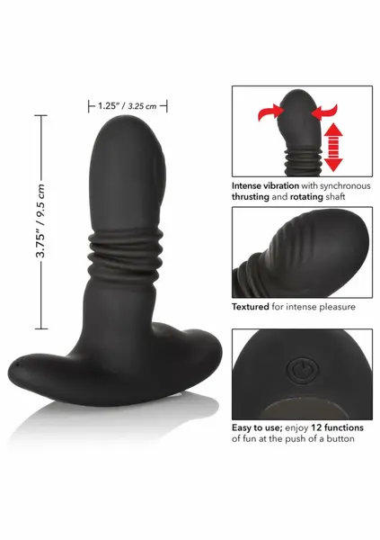 CalExotics Eclipse Thrusting Probe Intimate Motion System Black