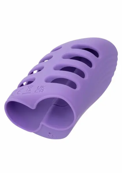 Dr. Laura Berman Rechargeable Finger Vibe Dual Motor, 10 Modes, Purple