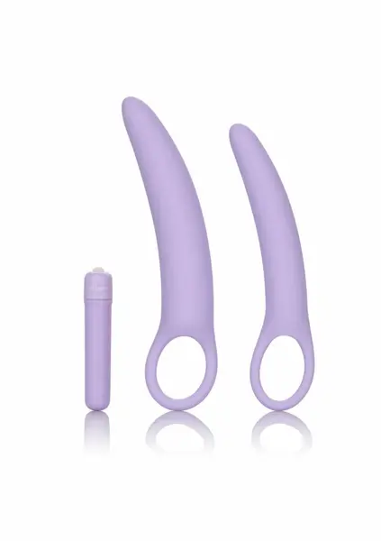 Dr. Laura Berman Isabelle Set of 2 Silicone Dilators with Vibrator