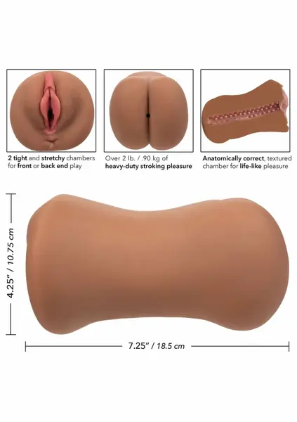 Stroke It мастурбатор с два отвора, розов, 0,9 кг – модел 2